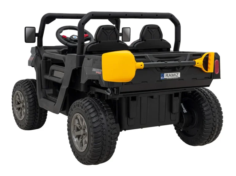 Brzina Pick Up A 900 Za Djecu Crna + 4x4 Pogon + Pokretni Kiper 6