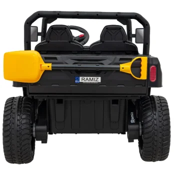 Brzina Pick Up A 900 Za Djecu Crna + 4x4 Pogon + Pokretni Kiper 7