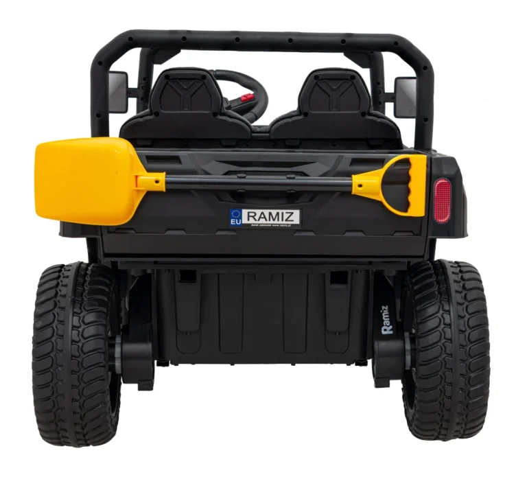 Brzina Pick Up A 900 Za Djecu Crna + 4x4 Pogon + Pokretni Kiper 7
