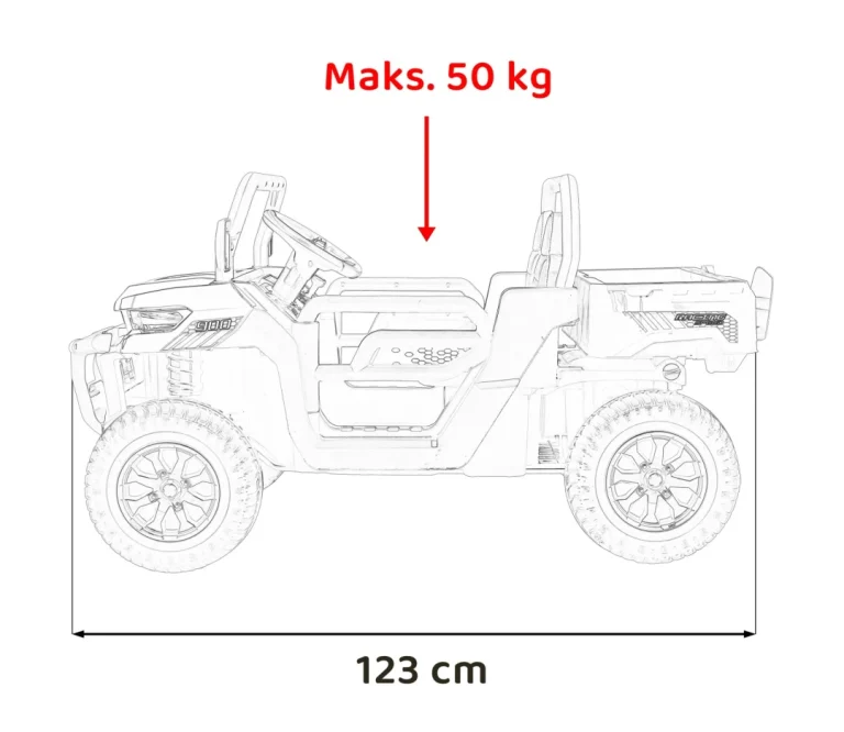 Brzina Preuzimanja 900 Za Djecu Crvena + 4x4 Pogon 3