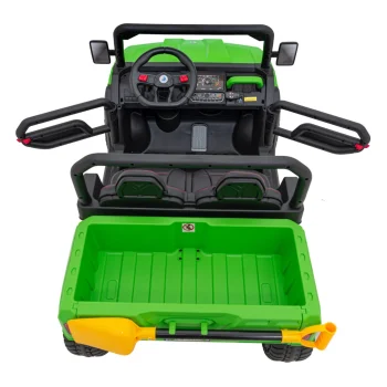 Brzina Prikupljanja 900 Za Djecu Zelena + 4x4 Pogon + Pokretni Kiper + Prtljažnik + Daljinski Upravljač + Lopata + Audio Led 11