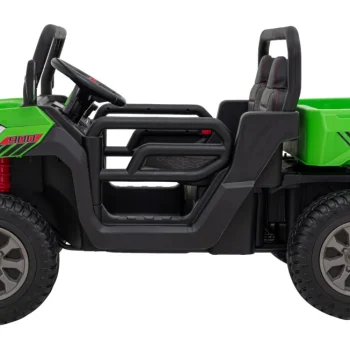 Brzina Prikupljanja 900 Za Djecu Zelena + 4x4 Pogon + Pokretni Kiper + Prtljažnik + Daljinski Upravljač + Lopata + Audio Led 5