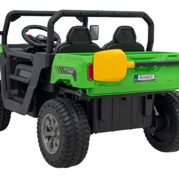 Brzina Prikupljanja 900 Za Djecu Zelena + 4x4 Pogon + Pokretni Kiper + Prtljažnik + Daljinski Upravljač + Lopata + Audio Led 6