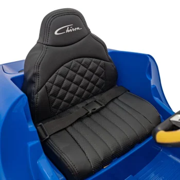 Bugatti Chiron Dječja Kolica Na Baterije, Plava + Daljinski Upravljač + Nosač Za Prtljagu + Eva 15