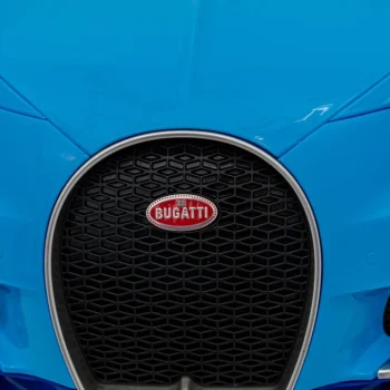 Bugatti Chiron Dječja Kolica Na Baterije, Plava + Daljinski Upravljač + Nosač Za Prtljagu + Eva 22