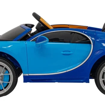 Bugatti Chiron Dječja Kolica Na Baterije, Plava + Daljinski Upravljač + Nosač Za Prtljagu + Eva 5