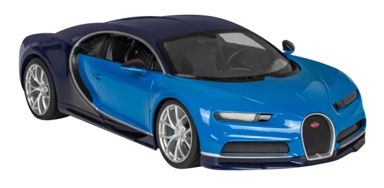 Bugatti Chiron Plavi Rastar Model 1:14 Automobil Na Daljinsko Upravljanje + Led Svjetla, Plava 2