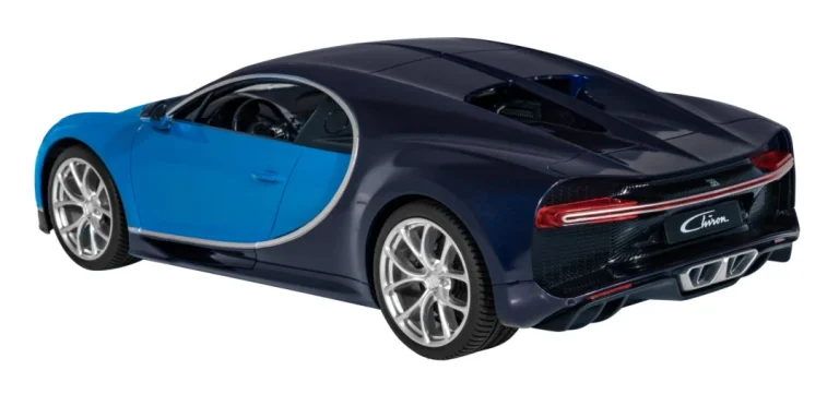 Bugatti Chiron Plavi Rastar Model 1:14 Automobil Na Daljinsko Upravljanje + Led Svjetla, Plava 4