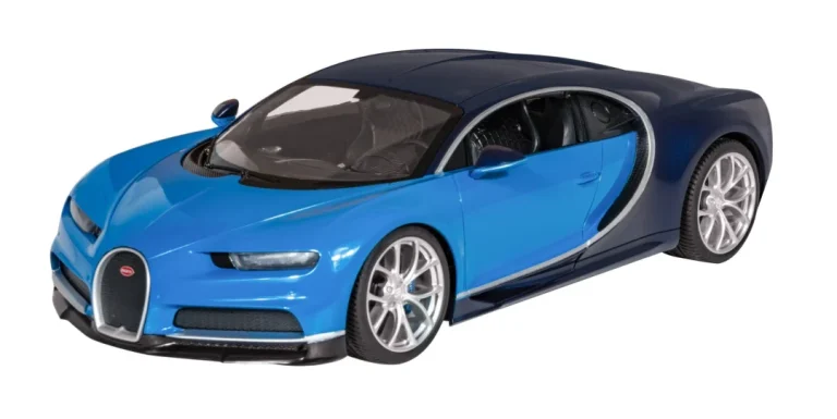 Bugatti Chiron Plavi Rastar Model 1:14 Automobil Na Daljinsko Upravljanje + Led Svjetla, Plava 5