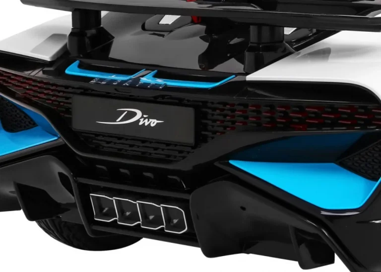 Bugatti Divo Dječji Automobil Na Baterije, Bijeli + Daljinski Upravljač + Eva + Spori Start, Bijela 12