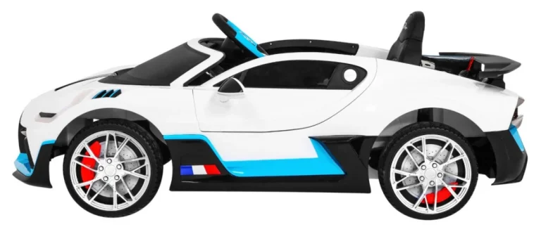 Bugatti Divo Dječji Automobil Na Baterije, Bijeli + Daljinski Upravljač + Eva + Spori Start, Bijela 4