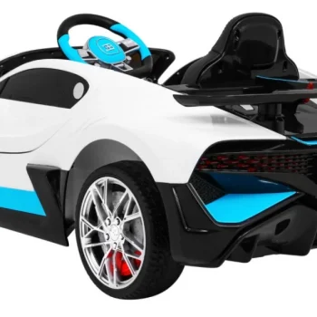 Bugatti Divo Dječji Automobil Na Baterije, Bijeli + Daljinski Upravljač + Eva + Spori Start, Bijela 5