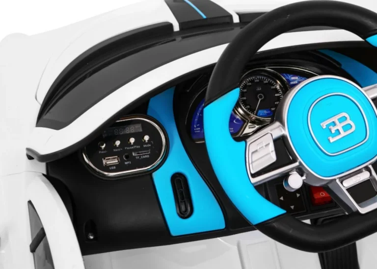 Bugatti Divo Dječji Automobil Na Baterije, Bijeli + Daljinski Upravljač + Eva + Spori Start, Bijela 6
