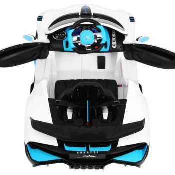 Bugatti Divo Dječji Automobil Na Baterije, Bijeli + Daljinski Upravljač + Eva + Spori Start, Bijela 7