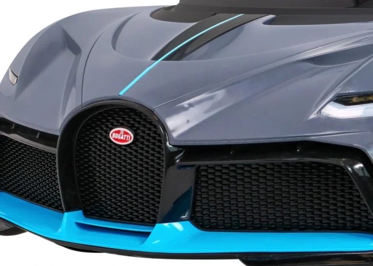 Bugatti Divo Dječji Automobil Na Baterije, Sivi + Daljinski Upravljač + Eva + Spori Start, Crna 10