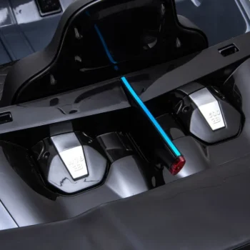 Bugatti Divo Dječji Automobil Na Baterije, Sivi + Daljinski Upravljač + Eva + Spori Start, Crna 12