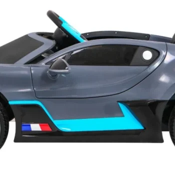 Bugatti Divo Dječji Automobil Na Baterije, Sivi + Daljinski Upravljač + Eva + Spori Start, Crna 3