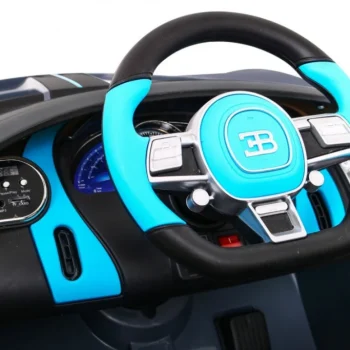 Bugatti Divo Dječji Automobil Na Baterije, Sivi + Daljinski Upravljač + Eva + Spori Start, Crna 7