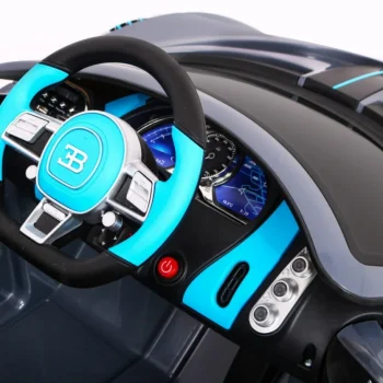 Bugatti Divo Dječji Automobil Na Baterije, Sivi + Daljinski Upravljač + Eva + Spori Start, Crna 8