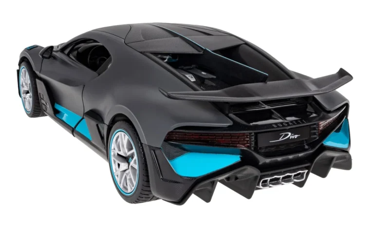 Bugatti Divo Srebrni Rastar Model 1:14 Automobil Na Daljinsko Upravljanje + Daljinski Upravljač 3