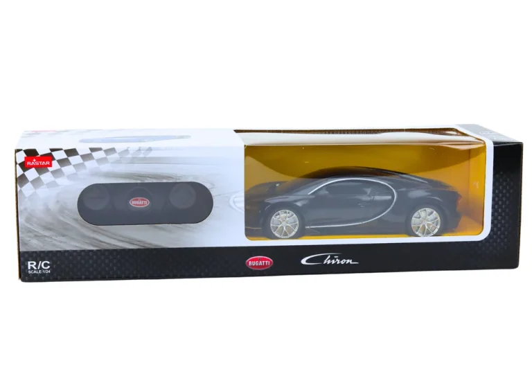 Bugatti Veyron Chiron Auto Na Daljinsko Upravljanje Rc Crni 1:24 5