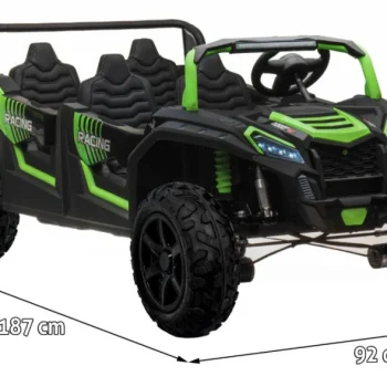 Buggy Atv Racing Utv2000 4 Sjedala Li Ion, Zeleni Buggy Na Akumulator 3