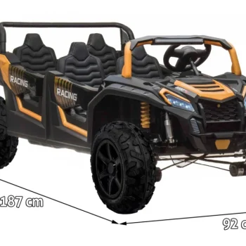 Buggy Atv Racing Utv2000 4 Sjedala, Zlatni Buggy Na Akumulator 2