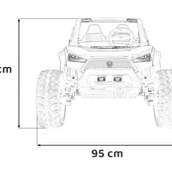 Buggy Clash Strong 4x4 Na Akumulator, Crveni 2