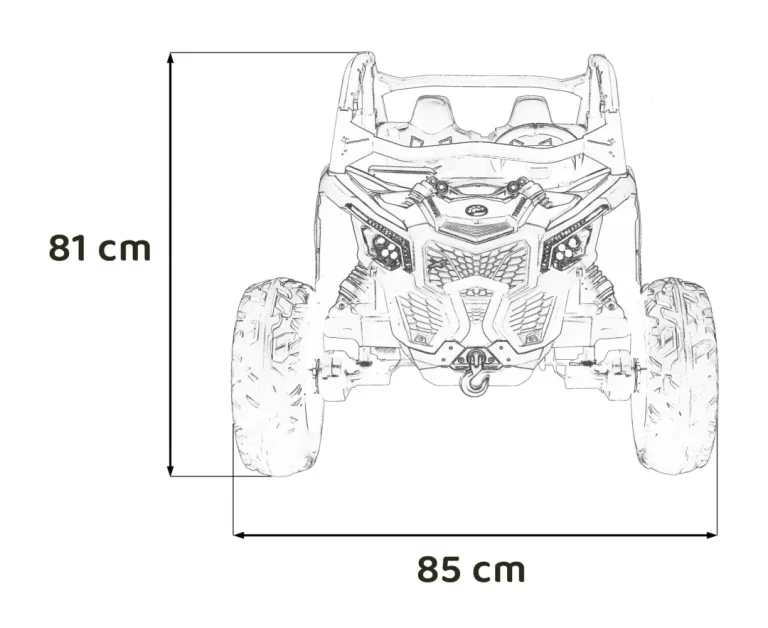 Buggy Maverick Turbo Rr Ružičasti 2