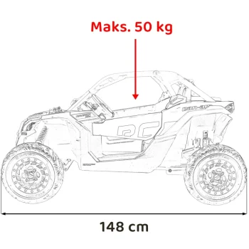Buggy Maverick Turbo Rr Ružičasti 3