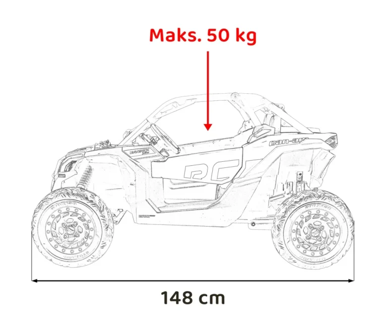 Buggy Maverick Turbo Rr Ružičasti 3