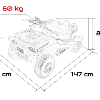 Buggy Prospector 4x4 Strong, Crveni 2