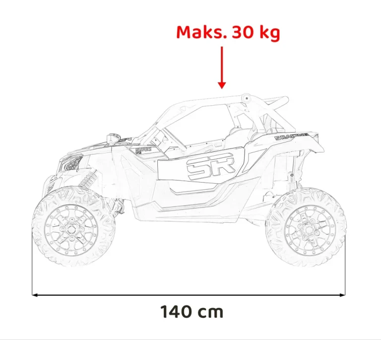 Buggy Sr Super 66 Crvena 3