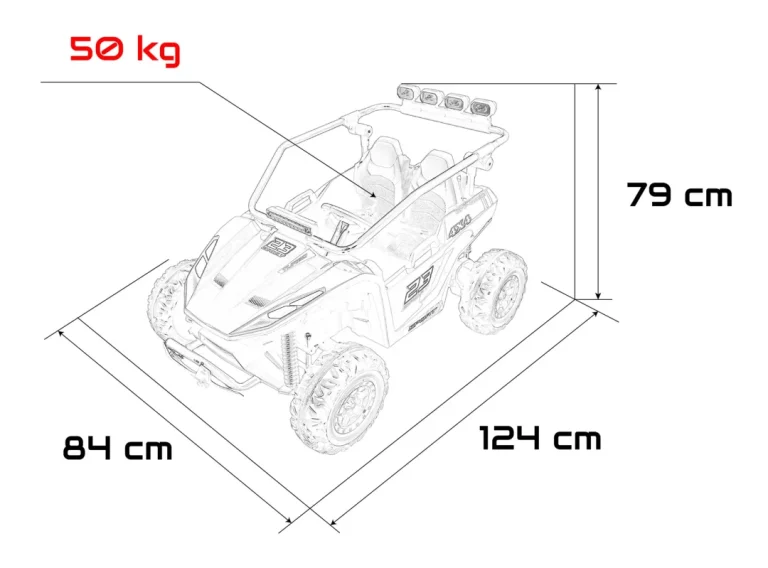 Buggy Turbo 23 Žuta 2