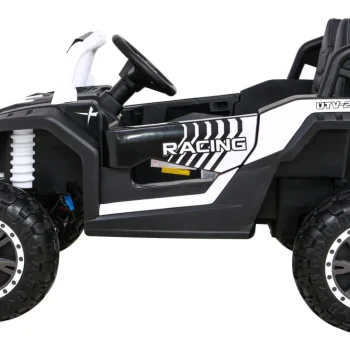 Buggy Utv 2000m Trkaći Automobil Na Baterije Bijeli + Mp3 Zvukovi, Svjetla + Daljinski Upravljač + Spori Start, Bijela 5