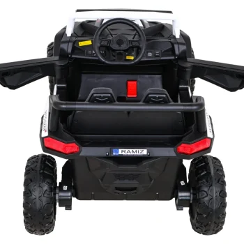Buggy Utv 2000m Trkaći Automobil Na Baterije Bijeli + Mp3 Zvukovi, Svjetla + Daljinski Upravljač + Spori Start, Bijela 9