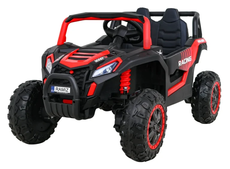 Buggy Utv 2000m Trkaći Automobil Na Baterije Crveni + Mp3 Zvukovi I Svjetla + Daljinski Upravljač + Spori Start, Crvena 1