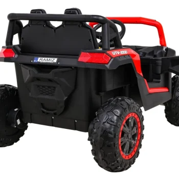 Buggy Utv 2000m Trkaći Automobil Na Baterije Crveni + Mp3 Zvukovi I Svjetla + Daljinski Upravljač + Spori Start, Crvena 10