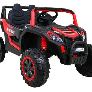 Buggy Utv 2000m Trkaći Automobil Na Baterije Crveni + Mp3 Zvukovi I Svjetla + Daljinski Upravljač + Spori Start, Crvena 11