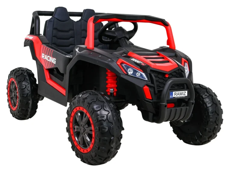 Buggy Utv 2000m Trkaći Automobil Na Baterije Crveni + Mp3 Zvukovi I Svjetla + Daljinski Upravljač + Spori Start, Crvena 11