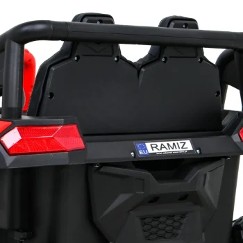 Buggy Utv 2000m Trkaći Automobil Na Baterije Crveni + Mp3 Zvukovi I Svjetla + Daljinski Upravljač + Spori Start, Crvena 13