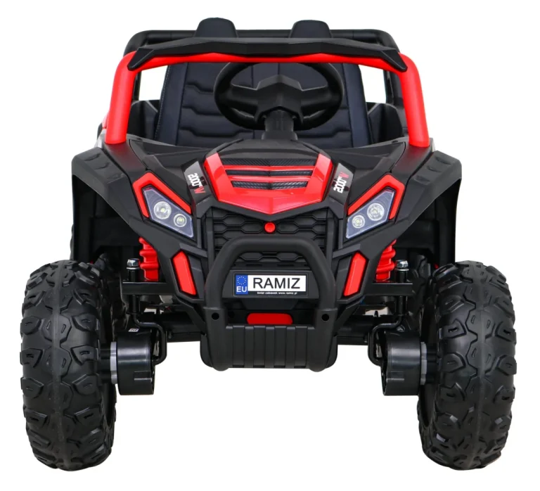Buggy Utv 2000m Trkaći Automobil Na Baterije Crveni + Mp3 Zvukovi I Svjetla + Daljinski Upravljač + Spori Start, Crvena 5