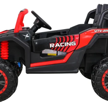 Buggy Utv 2000m Trkaći Automobil Na Baterije Crveni + Mp3 Zvukovi I Svjetla + Daljinski Upravljač + Spori Start, Crvena 6