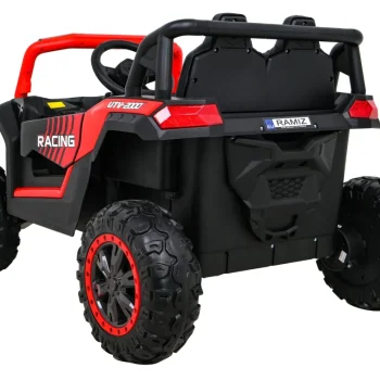 Buggy Utv 2000m Trkaći Automobil Na Baterije Crveni + Mp3 Zvukovi I Svjetla + Daljinski Upravljač + Spori Start, Crvena 7