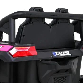 Buggy Utv 2000m Trkaći Automobil Na Baterije, Roza + Mp3 Zvukovi, Svjetla + Daljinski Upravljač + Spori Start 13