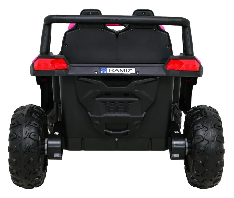 Buggy Utv 2000m Trkaći Automobil Na Baterije, Roza + Mp3 Zvukovi, Svjetla + Daljinski Upravljač + Spori Start 7