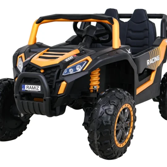 Buggy Utv 2000m Trkaći Automobil Na Baterije Zlatni + Mp3 Zvukovi, Svjetla + Daljinski Upravljač + Spori Start 1