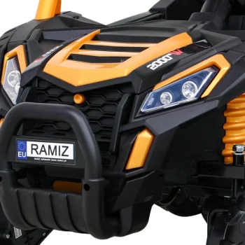 Buggy Utv 2000m Trkaći Automobil Na Baterije Zlatni + Mp3 Zvukovi, Svjetla + Daljinski Upravljač + Spori Start 12