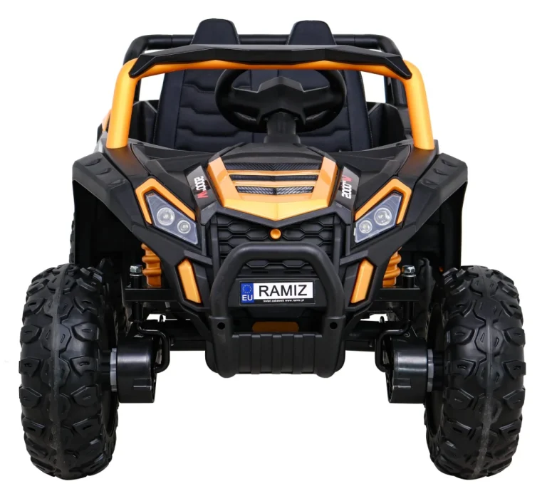 Buggy Utv 2000m Trkaći Automobil Na Baterije Zlatni + Mp3 Zvukovi, Svjetla + Daljinski Upravljač + Spori Start 4