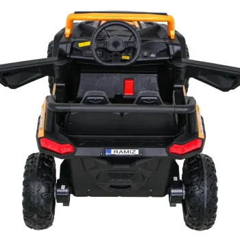 Buggy Utv 2000m Trkaći Automobil Na Baterije Zlatni + Mp3 Zvukovi, Svjetla + Daljinski Upravljač + Spori Start 8